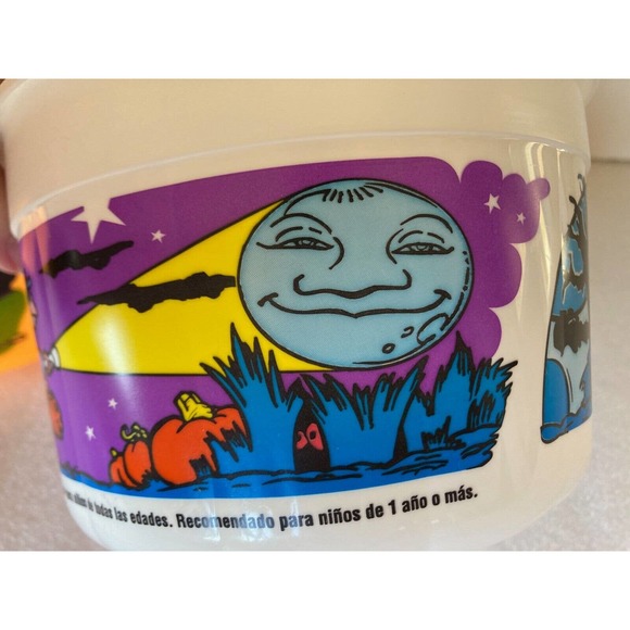 Lot 2 Vintage McDonalds 1999 Halloween Happy Meal Treat Bucket Pail No Lids - Picture 12 of 12